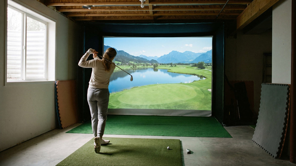 Golfsimulator installieren: Radar, Bodenkamera oder Decke?