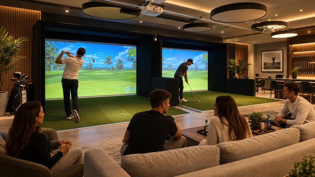 Gewerblicher Golfsimulator: Sicherheit, Haftung und Aufbau