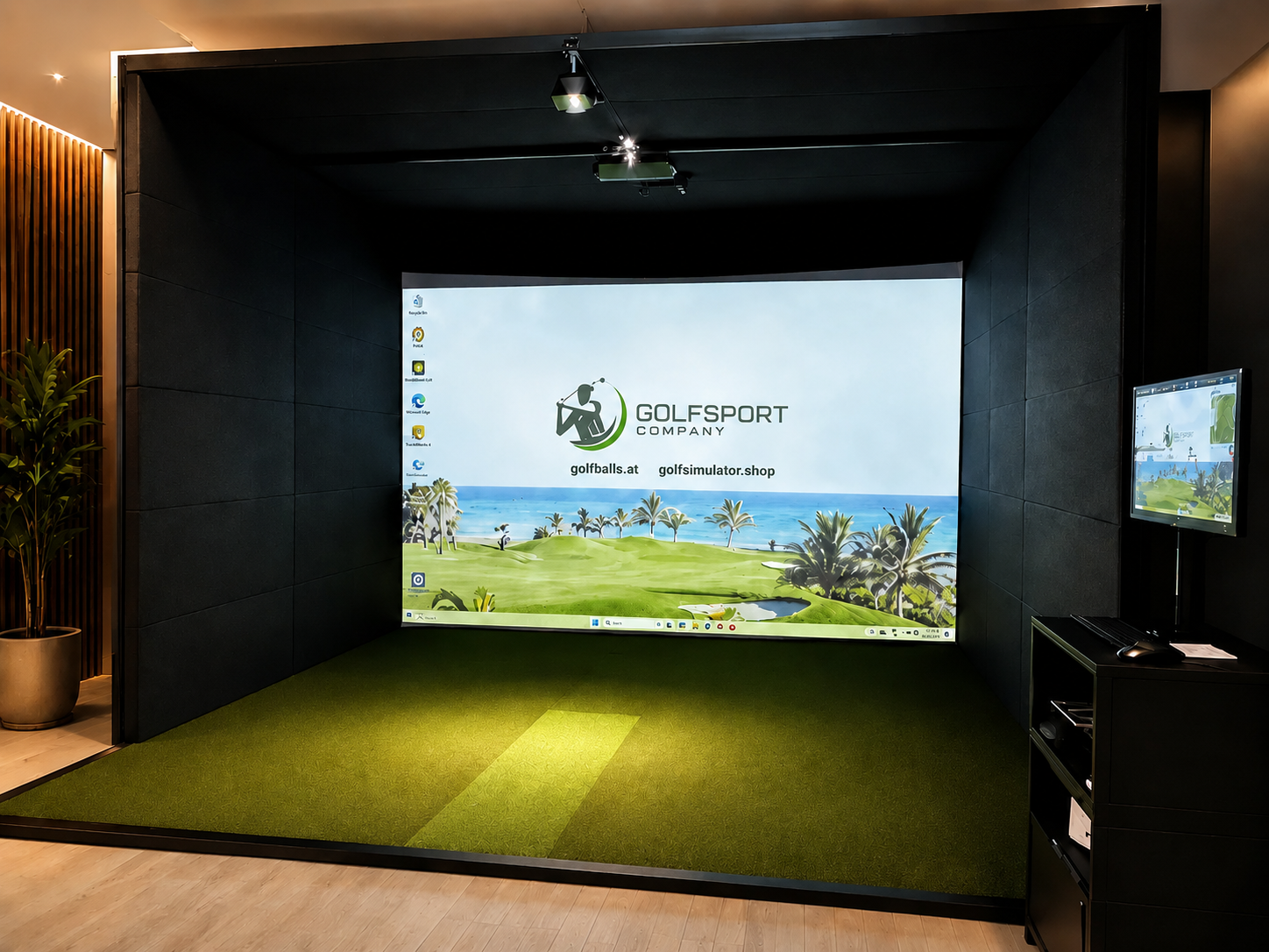 Golfsimulator-Raum planen: Welches Enclosure passt zu Ihnen?