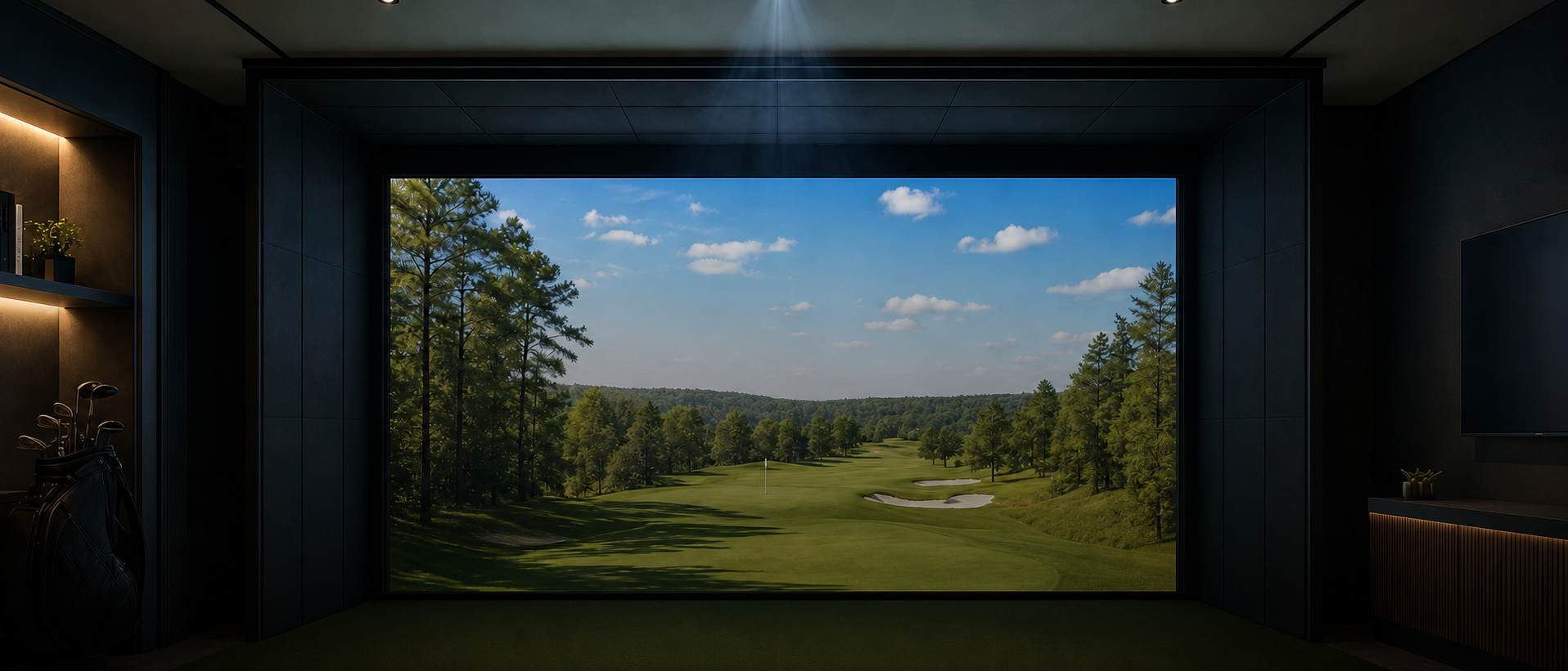 Projektor für den Golfsimulator kaufen: Helligkeit, Auflösung und Abstand richtig wählen