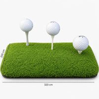 Tee Turf XL für GSK mit 320 x 200 cm Hitting Area, idealer Ersatzrasen für Golf Simulatoren.