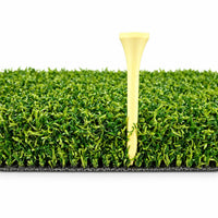Indoor Hitting Matte Tee Turf XL in 200 x 200 cm mit integriertem Tee für Golf-Training.