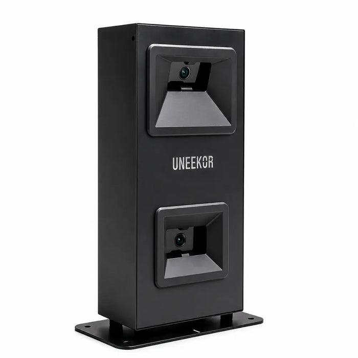 Uneekor EYE MINI LITE monitor odpalu – Kompaktný stropný senzor pre golfové simulátory, pohľad spredu