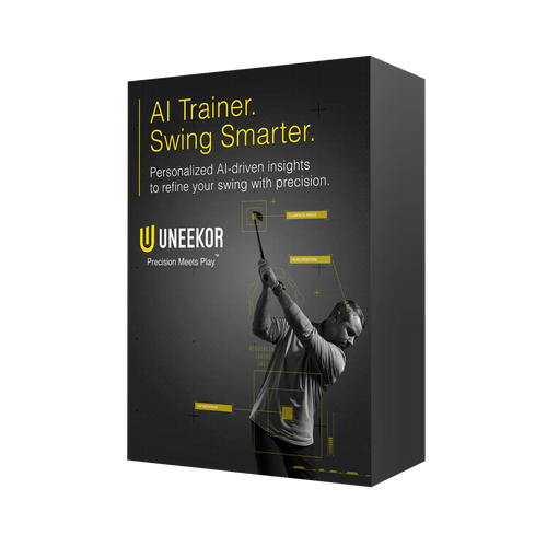 Uneekor AI Trainer, Golf-Simulator mit KI-gestützten Analysen zur Verbesserung des Schwungs.