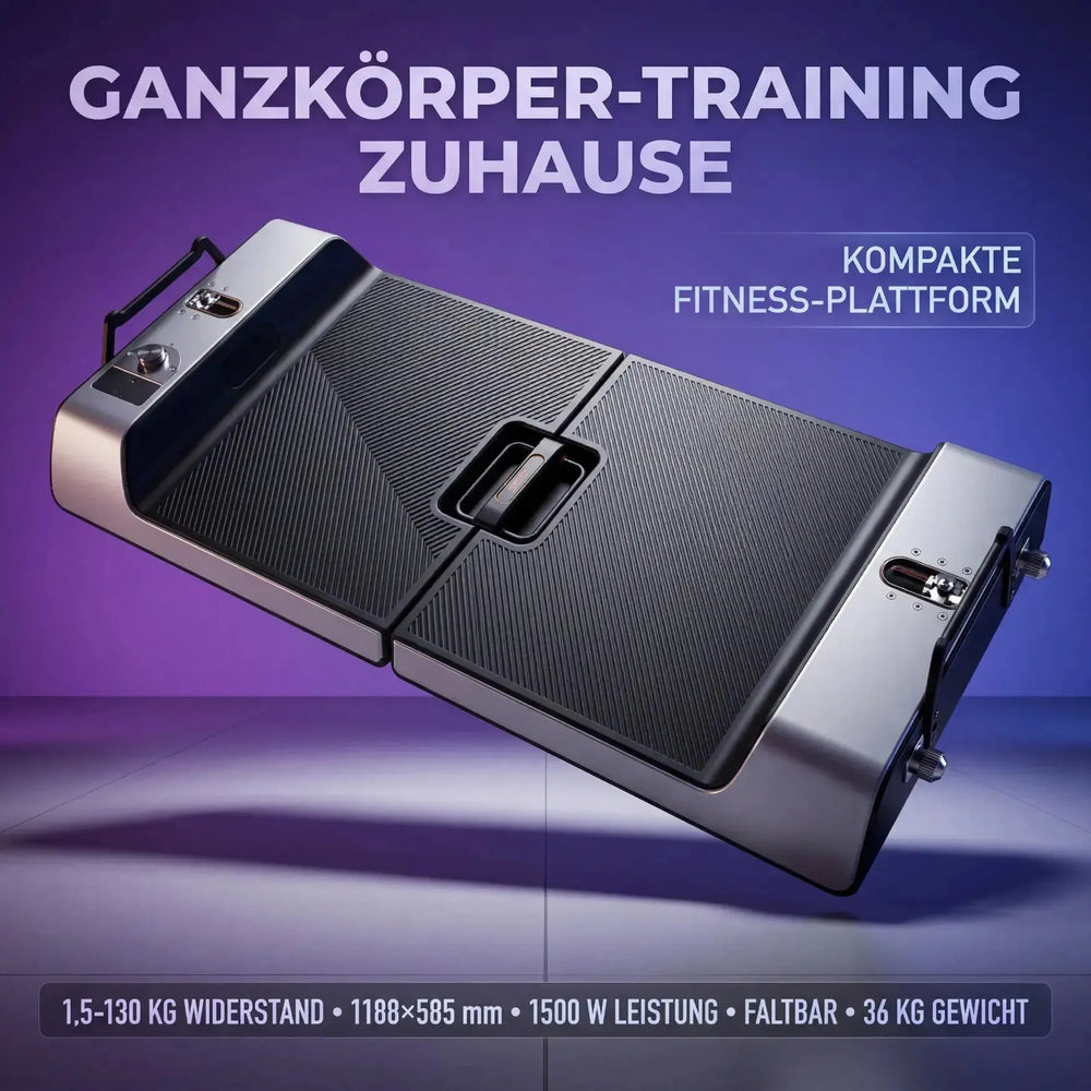 Fitness Caddy Birdie – flaches faltbares Kraftstudio, Frontansicht