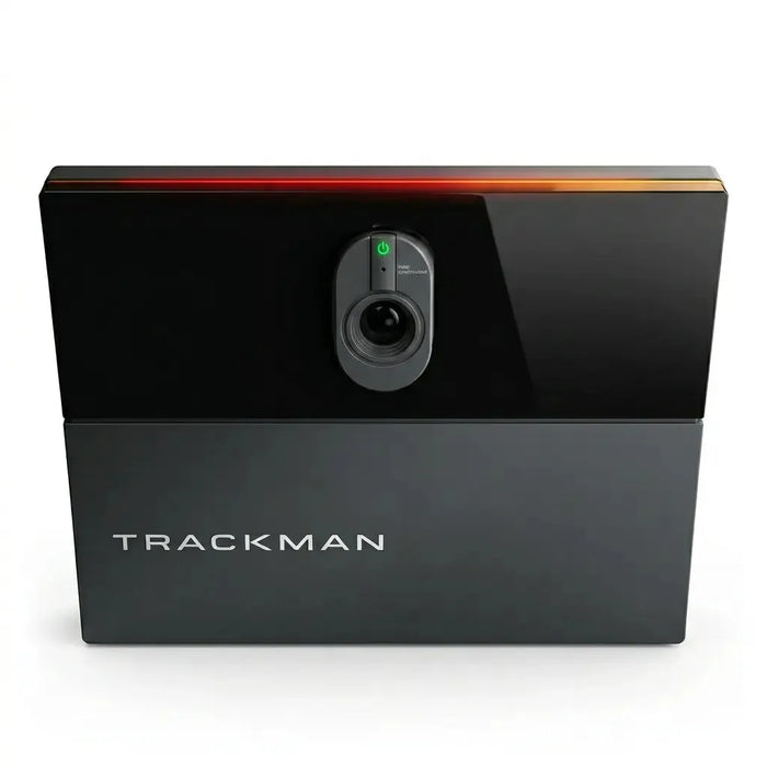 TrackMan iO Optimalizovaný monitor štartu do interiéru – prémiový radar pre interiérové golfové simulátory, pohľad spredu
