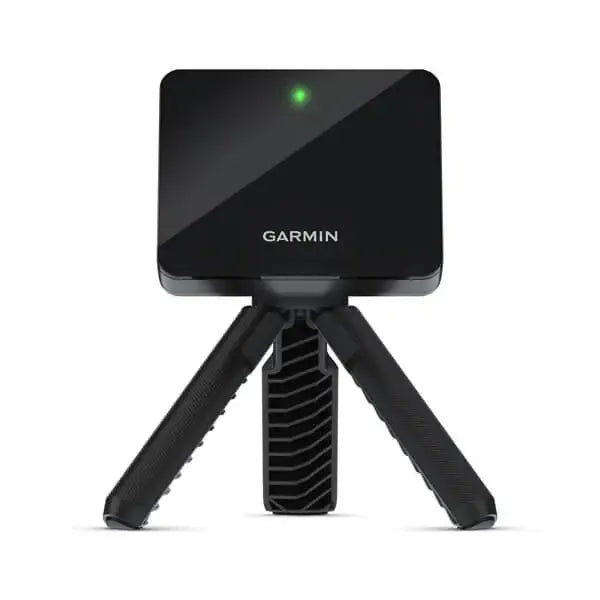Garmin Approach R10 golfový monitor odpalu – predný pohľad na prenosný radarový senzor vyrezaný z pozadia