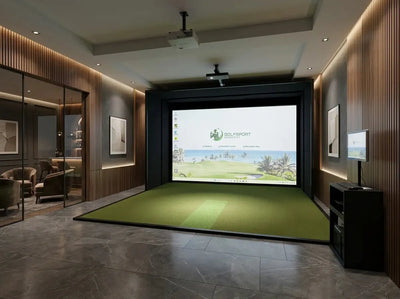 GSK ELITE Swing Dome COMPLETE Golf Enclosure – Komplettes Indoor Golf Simulator System