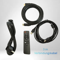 27" 4K UHD Touch Screen LCD Verbindungskabel und Fernbedienung für Golf-Simulator.