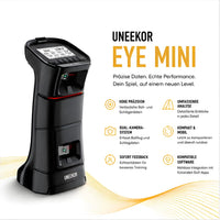 Uneekor EYE MINI – Kompakter Golf Launch Monitor mit Kameratechnologie, Seitenansicht