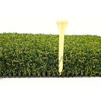 Golfmatte aus Kunstrasen mit Holztee, geeignet für Indoor Golf Training