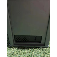 Square Golf Metal Protective Case – Innenansicht mit Schaumstoffeinlage
