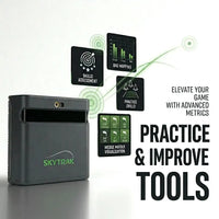 SkyTrak ST MAX Golf Launch Monitor – Detailansicht Analyseeinheit mit Kamerasystem