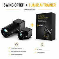 Uneekor EYE XR inkl. Swing Optix, Golf-Simulator mit zwei Hochgeschwindigkeitskameras und einem Jahr AI Trainer.