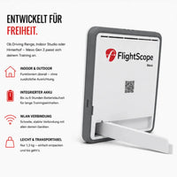 Flightscope Mevo Gen2 – Portabler Launch Monitor für Indoor und Outdoor Golf Training