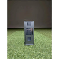 Square Golf Metal Protective Case – Draufsicht Metallgehäuse mit Verschluss