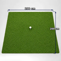 Indoor Hitting Matte Tee Turf XL 200 x 200 cm für Golf Simulator.