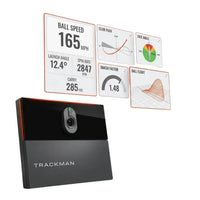 TrackMan iO Launch Monitor – Kompaktes Radar-Analyseystem für Indoor Golftraining