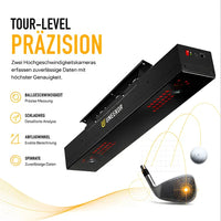 Uneekor EYE XR – Indoor Golf Simulator Sensor mit Swing Optix Kamerasystem, Schrägansicht