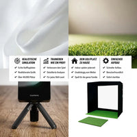 Golfbox x Garmin R10 Bundle – Indoor Golf Simulator Lifestyle-Ansicht