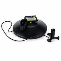 Golftrainingstool Sebo T mit Halteschlaufe und Befestigungsmaterial.